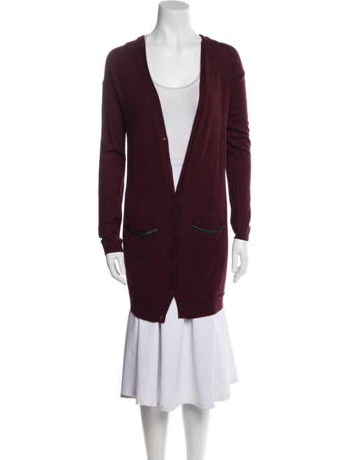 Zadig & Voltaire Wool Open Front Sweater