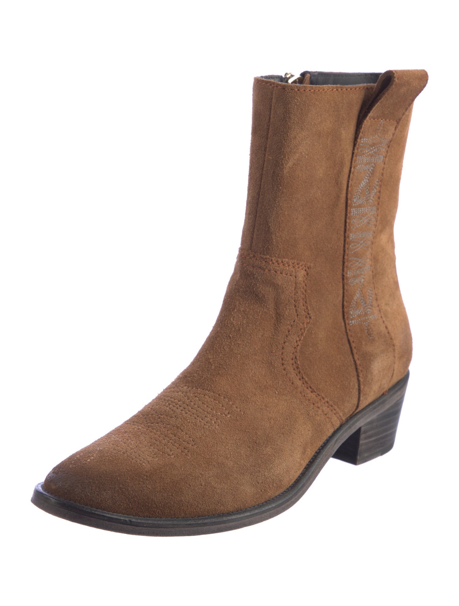 Zadig & Voltaire Suede Western Boots