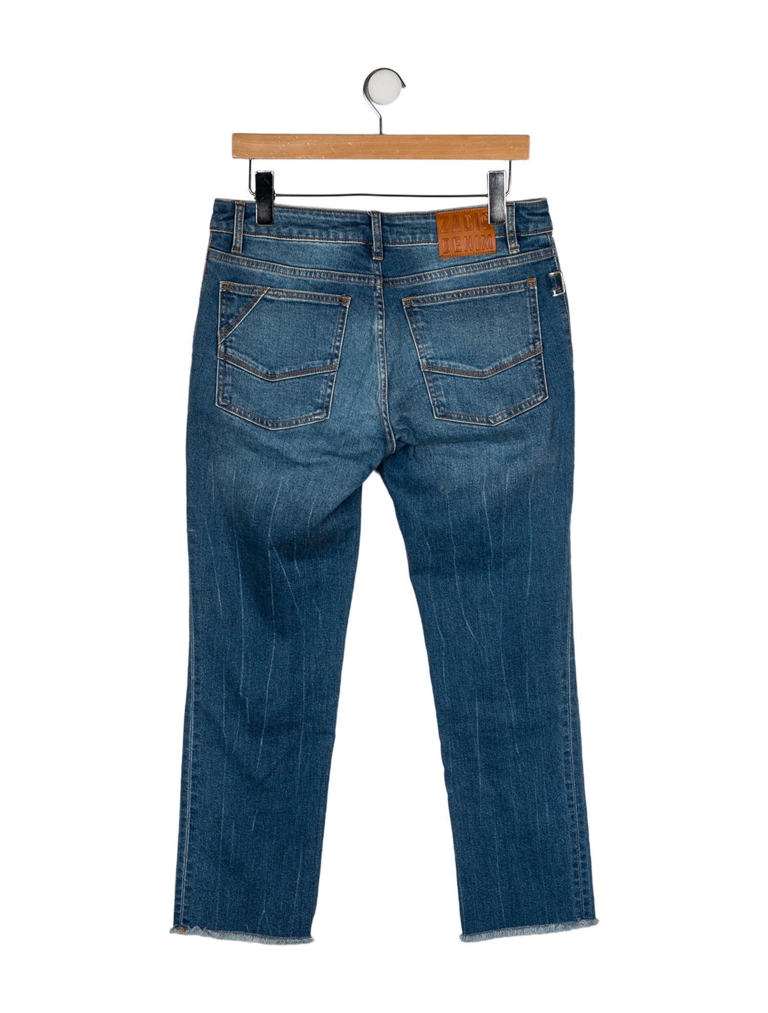 Zadig & Voltaire Mid-Rise Straight Leg Jeans