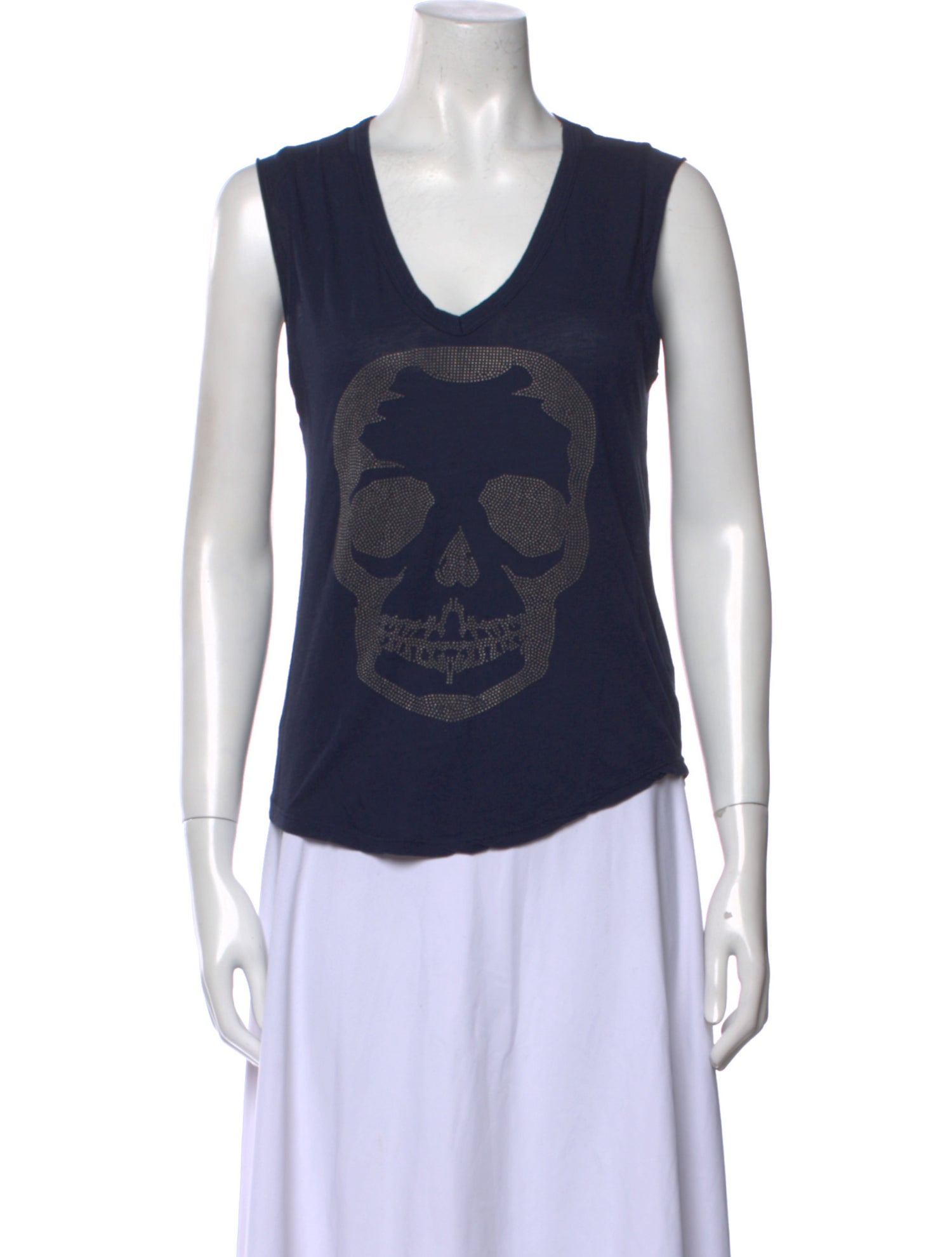 Zadig & Voltaire Graphic Print Scoop Neck Top