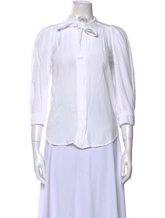 Zadig & Voltaire Three-Quarter Sleeve Button-Up Top