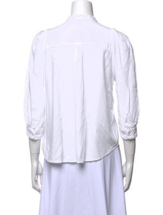 Zadig & Voltaire Three-Quarter Sleeve Button-Up Top