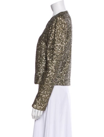 Zadig & Voltaire Nylon Tweed Pattern Evening Jacket