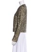 Zadig & Voltaire Nylon Tweed Pattern Evening Jacket