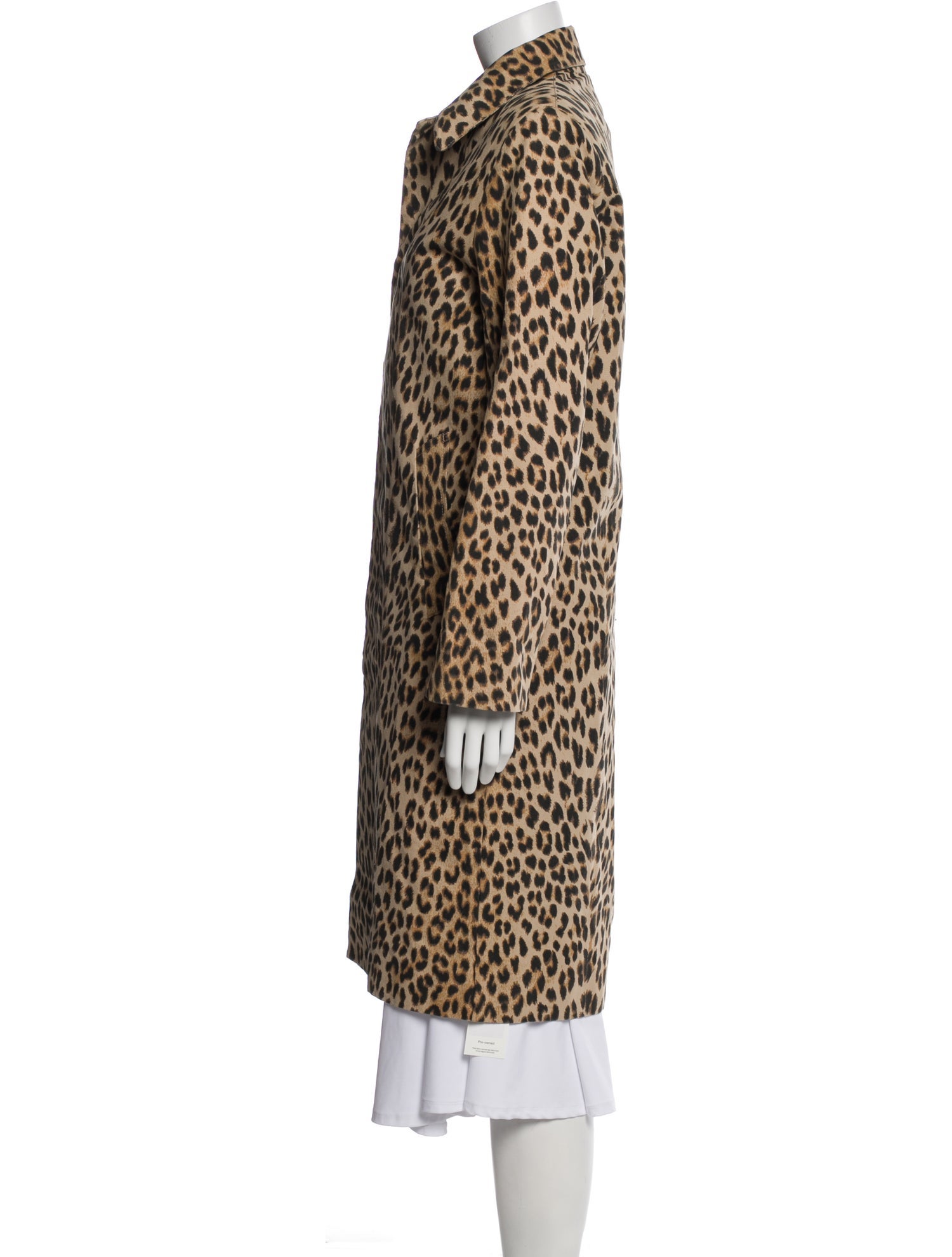 Zadig & Voltaire Animal Print Faux Fur Coat