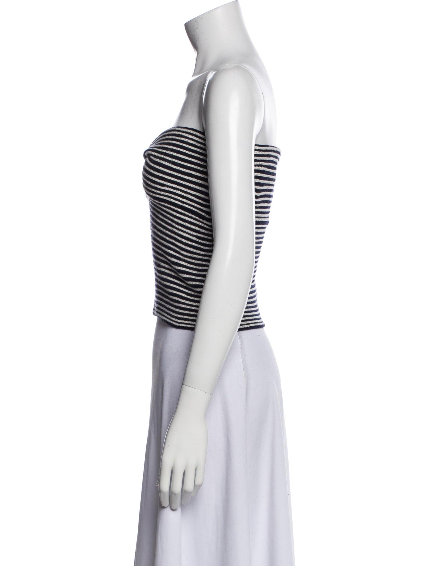 Zadig & Voltaire Wool Striped Crop Top