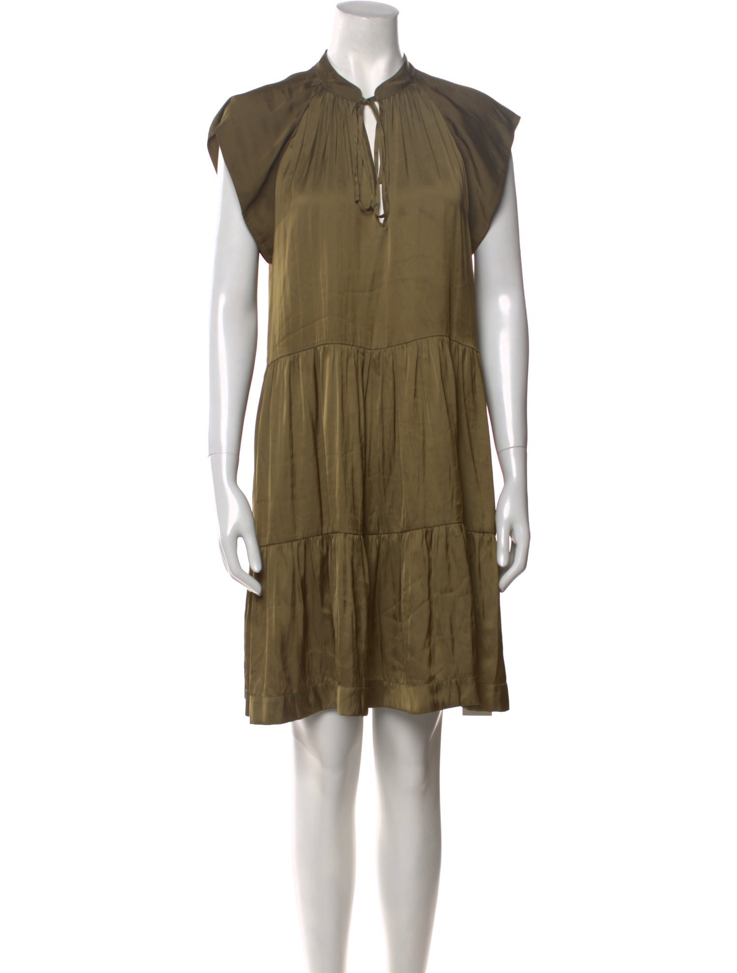 Zadig & Voltaire Tie Neck Mini Dress