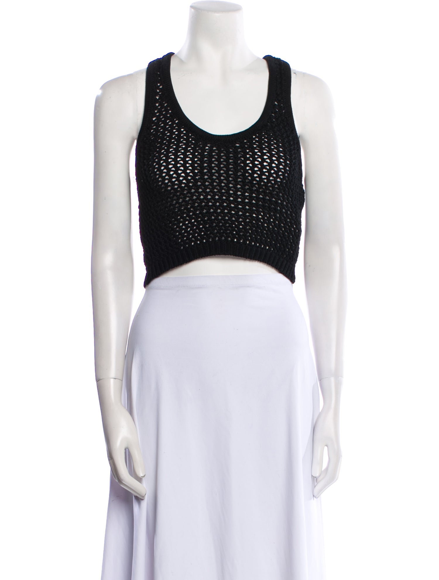Zadig & Voltaire Patterned Scoop Neck Crop Top w/ Tags