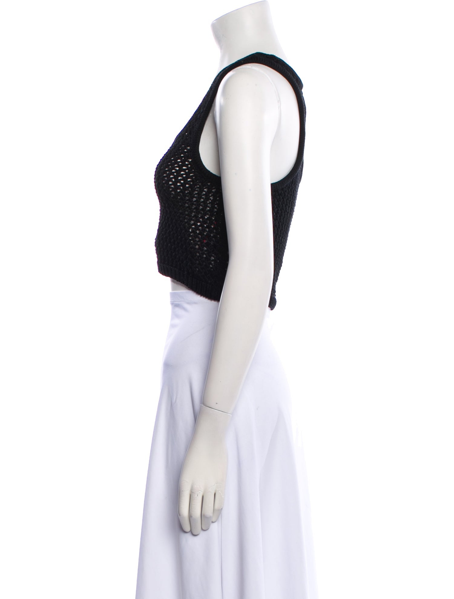 Zadig & Voltaire Patterned Scoop Neck Crop Top w/ Tags