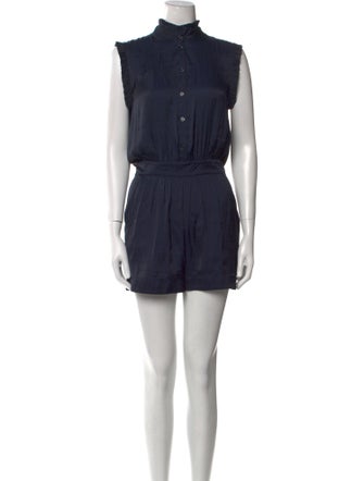 Zadig & Voltaire Mock Neck Romper