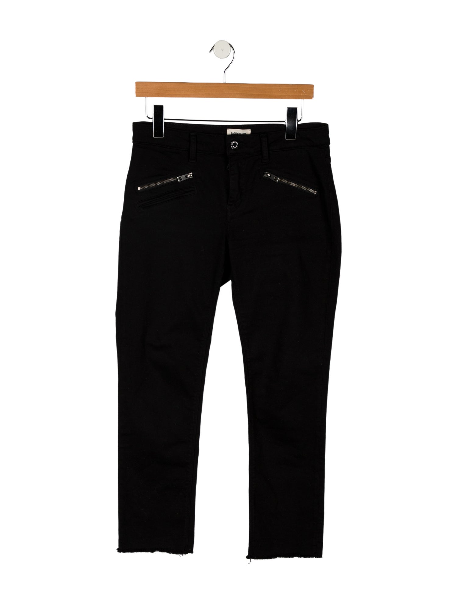 Zadig & Voltaire Mid-Rise Straight Leg Jeans