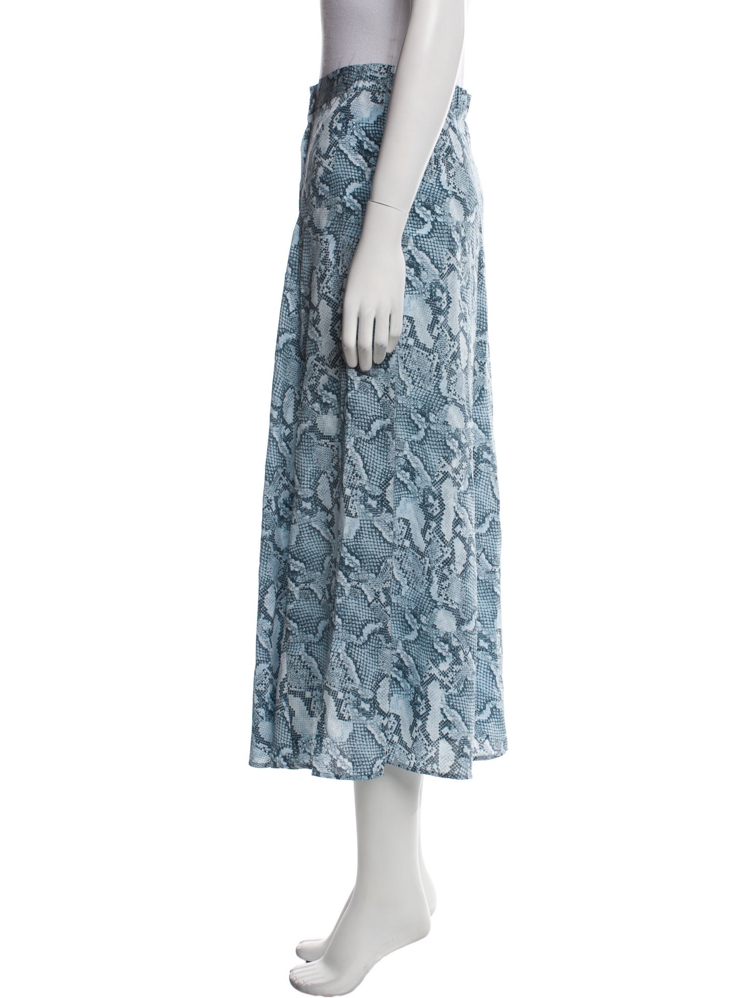 Zadig & Voltaire Silk Midi Length Skirt