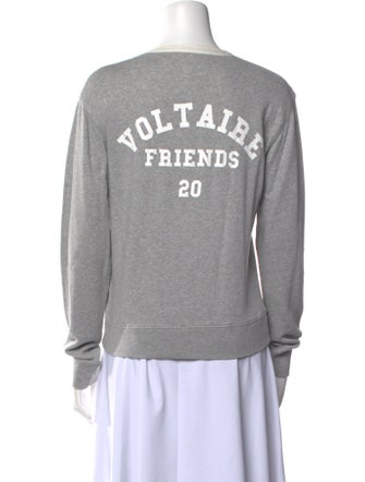 Zadig & Voltaire Crew Neck Long Sleeve Sweatshirt