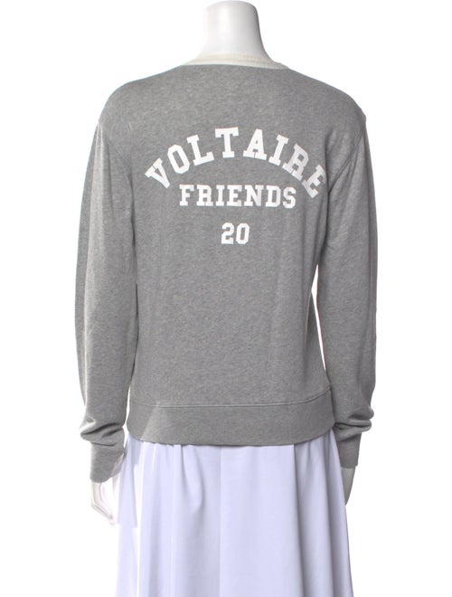 Zadig & Voltaire Crew Neck Long Sleeve Sweatshirt