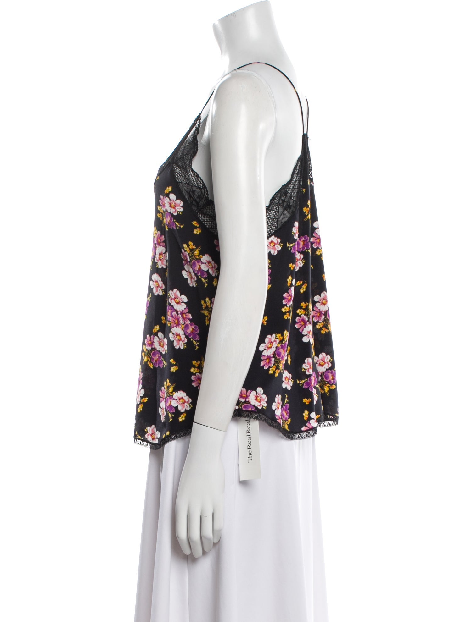 Zadig & Voltaire Silk Floral Print Top