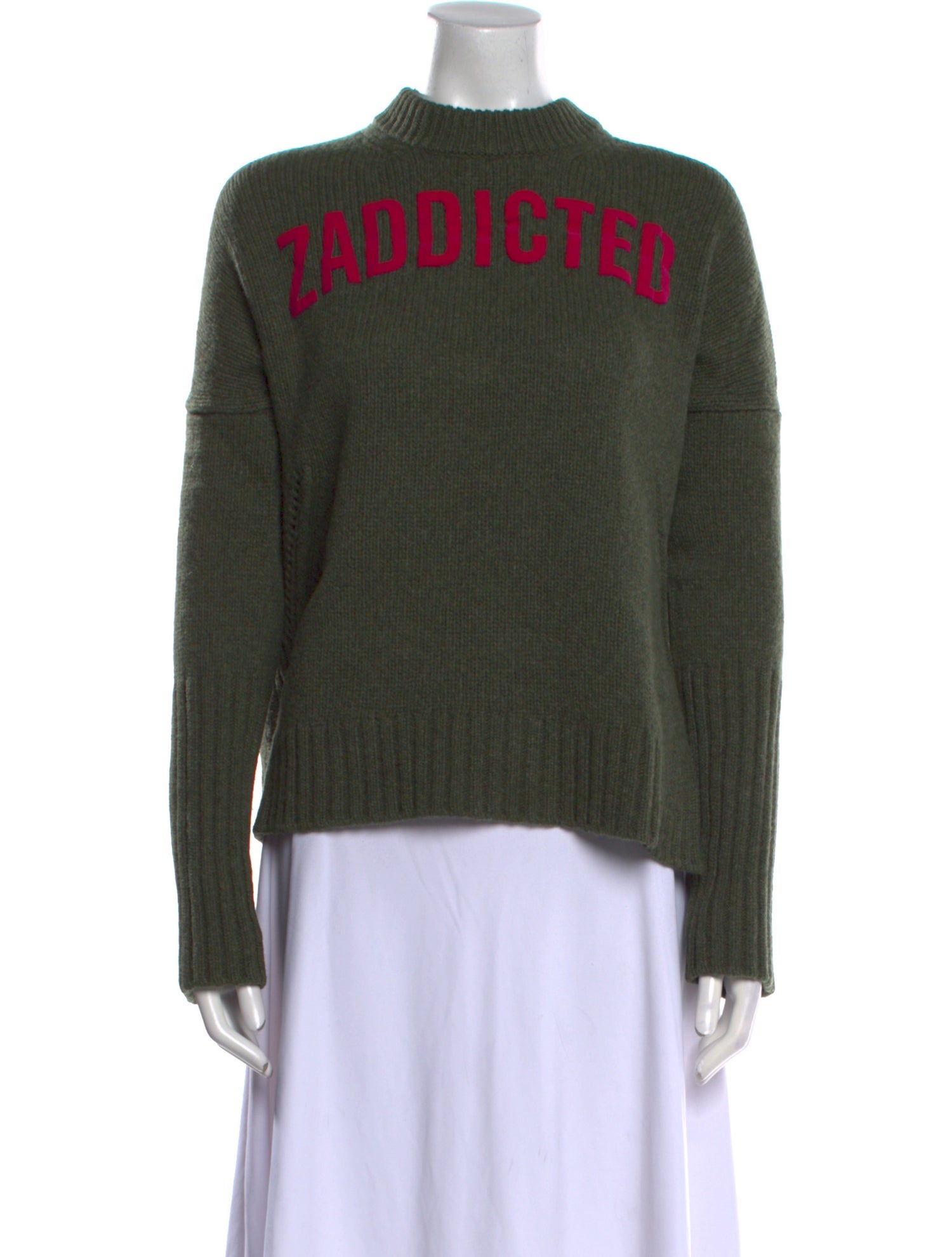 Zadig & Voltaire Merino Wool Graphic Print Sweater