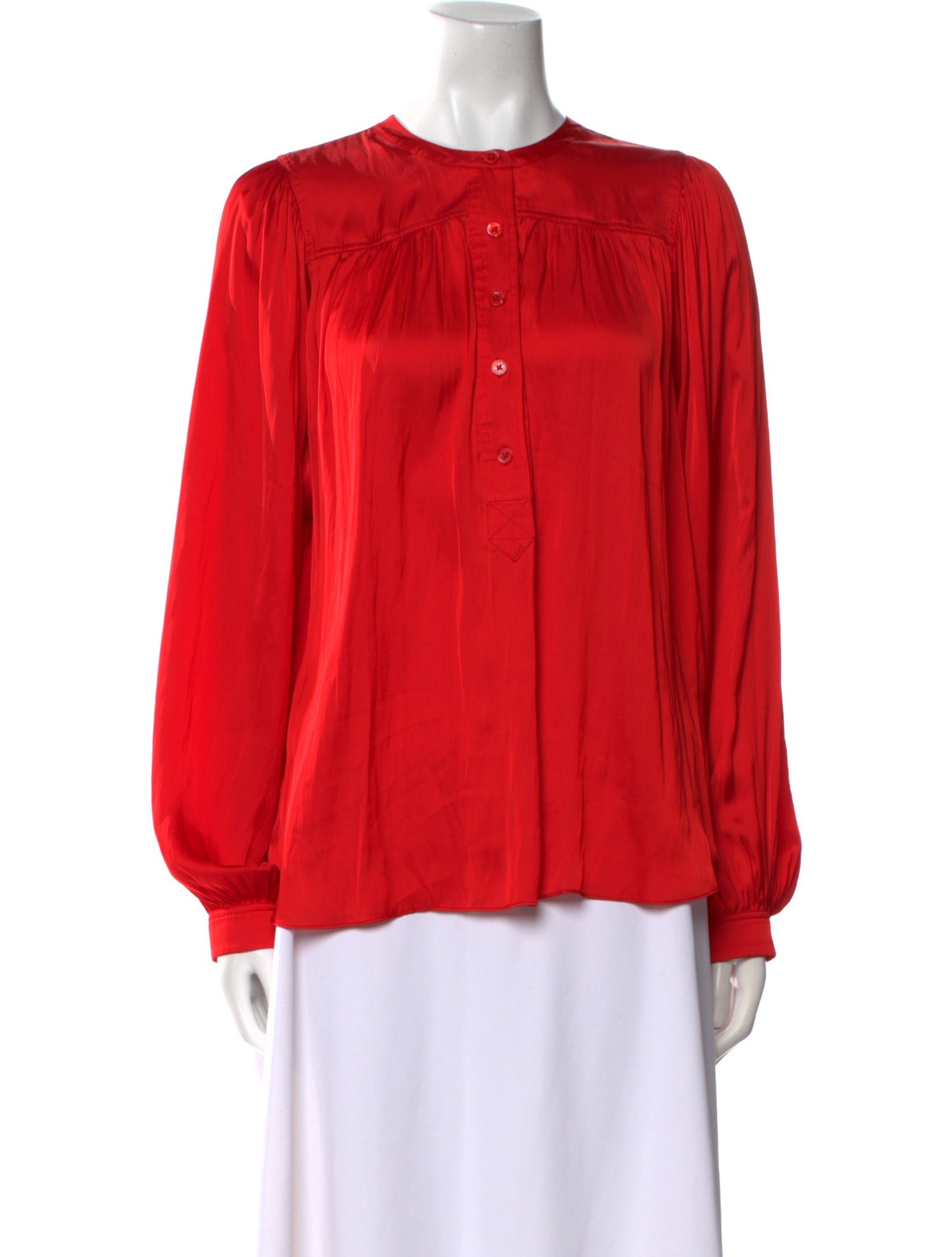 Zadig & Voltaire Crew Neck Long Sleeve Blouse