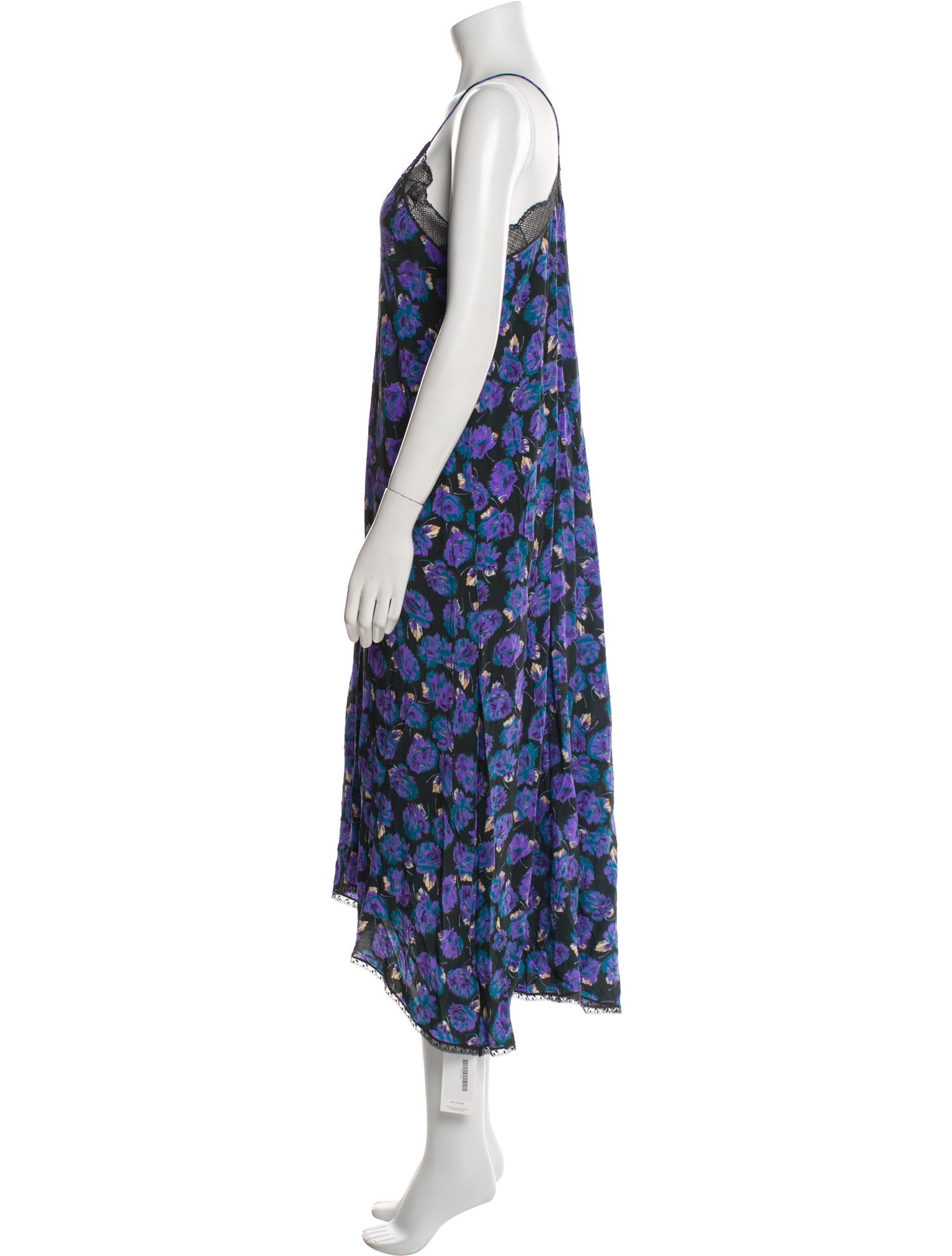 Zadig & Voltaire Floral Print Long Dress