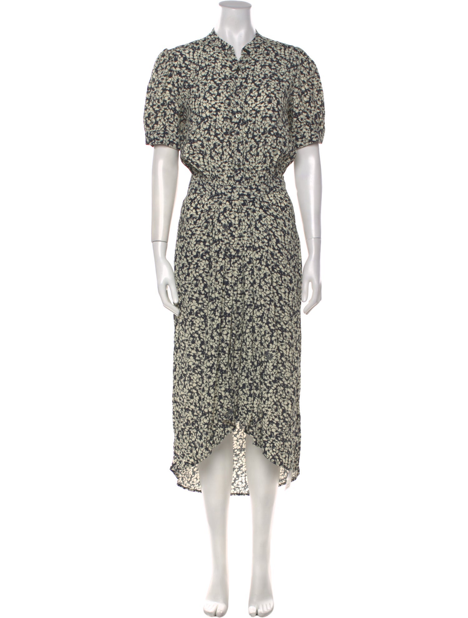 Zadig & Voltaire Floral Print Midi Length Dress