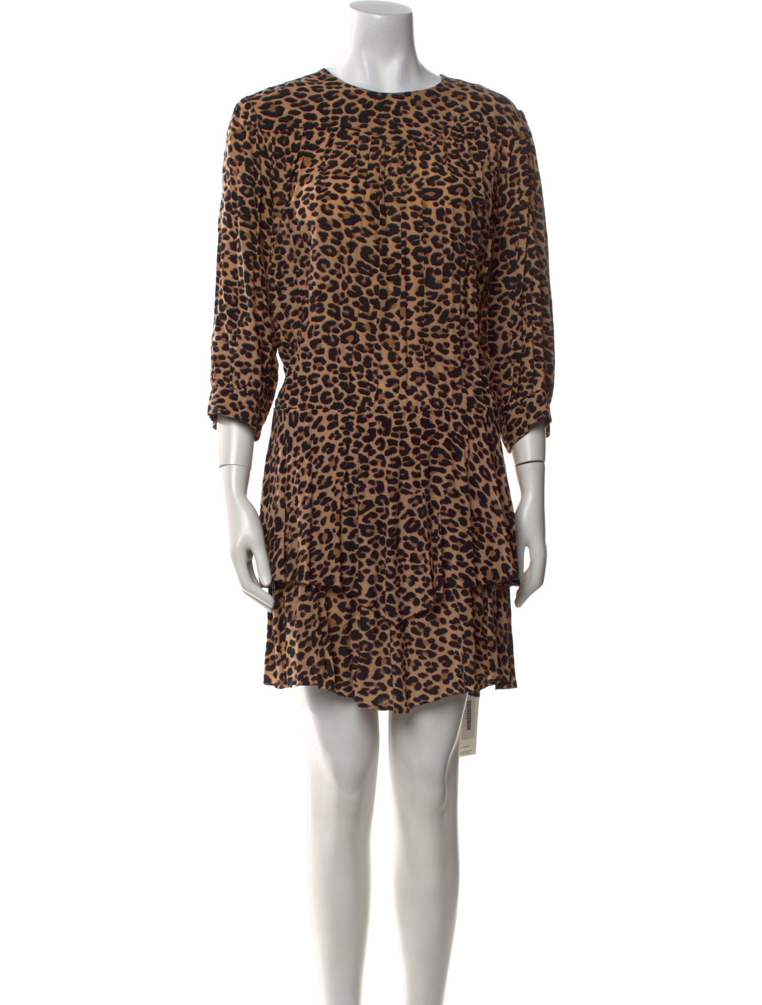 Zadig & Voltaire Animal Print Mini Dress