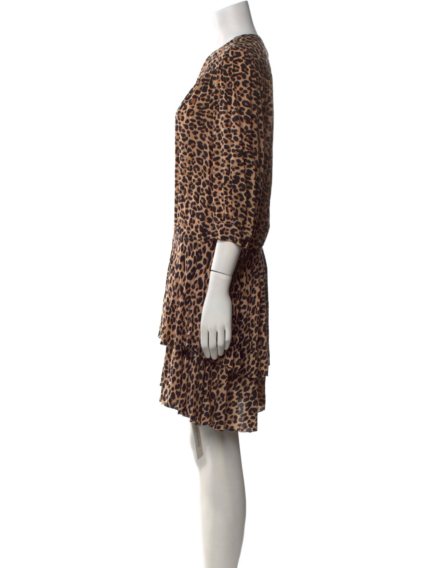 Zadig & Voltaire Animal Print Mini Dress