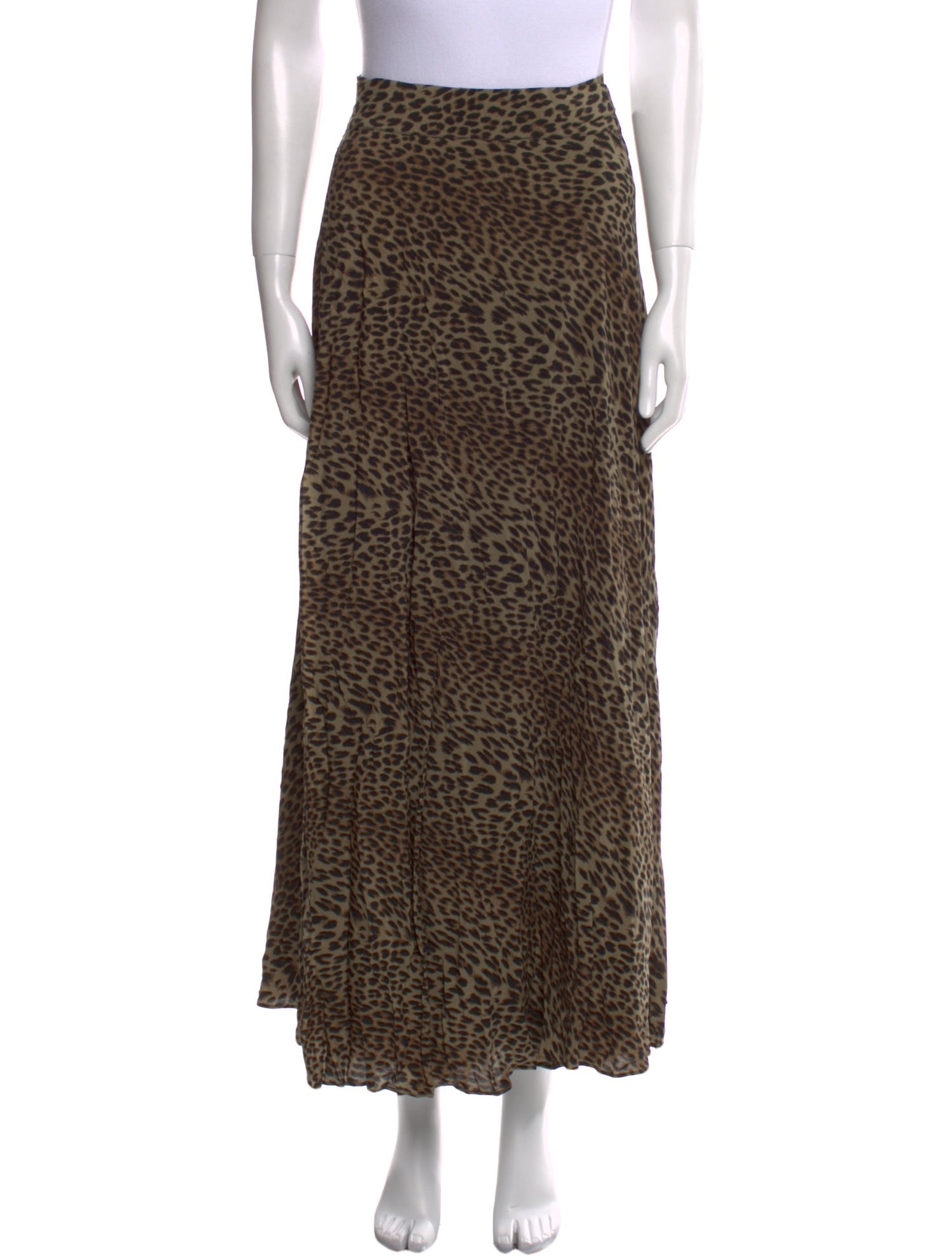 Zadig & Voltaire Animal Print Midi Length Skirt