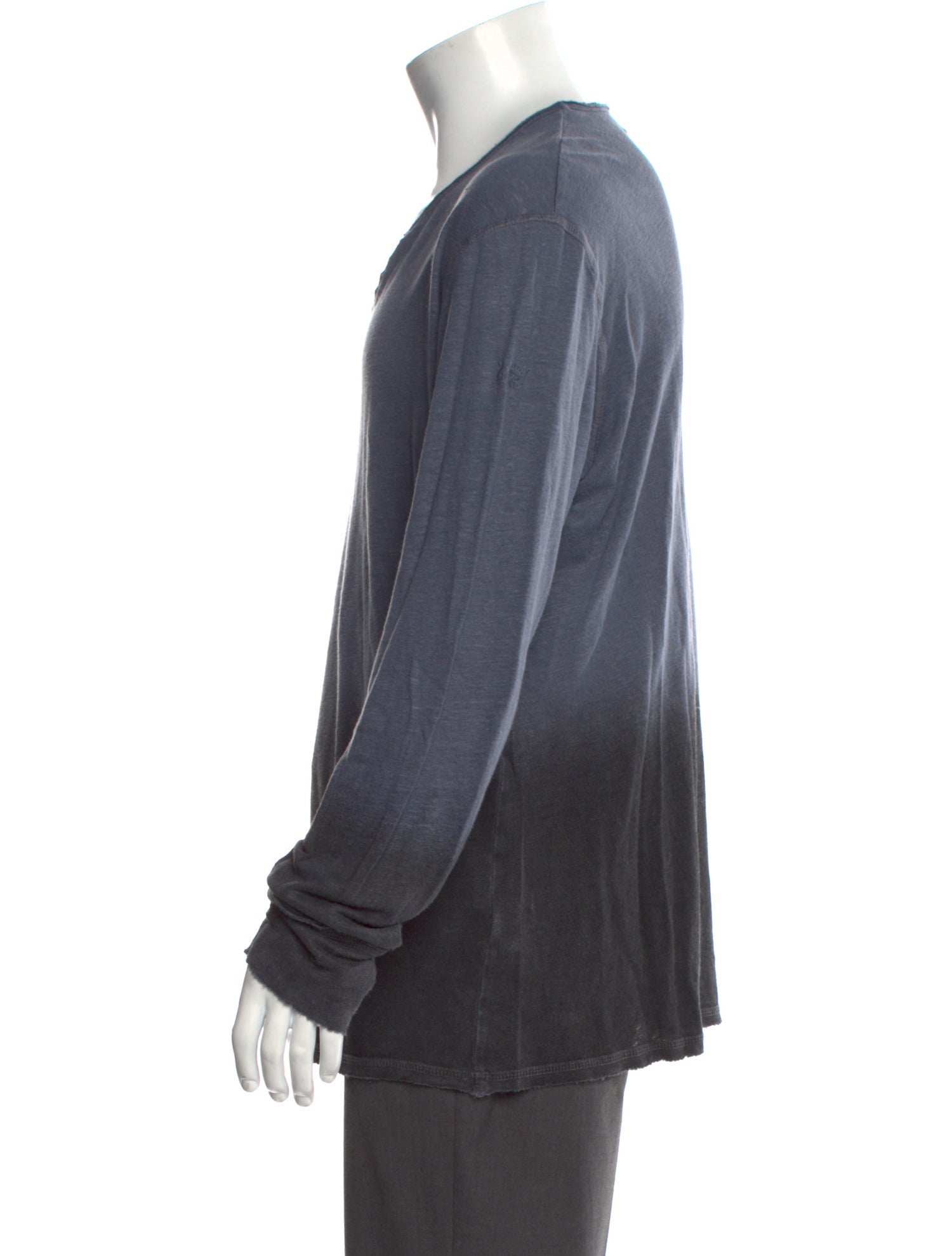 Zadig & Voltaire Linen V-Neck Henley