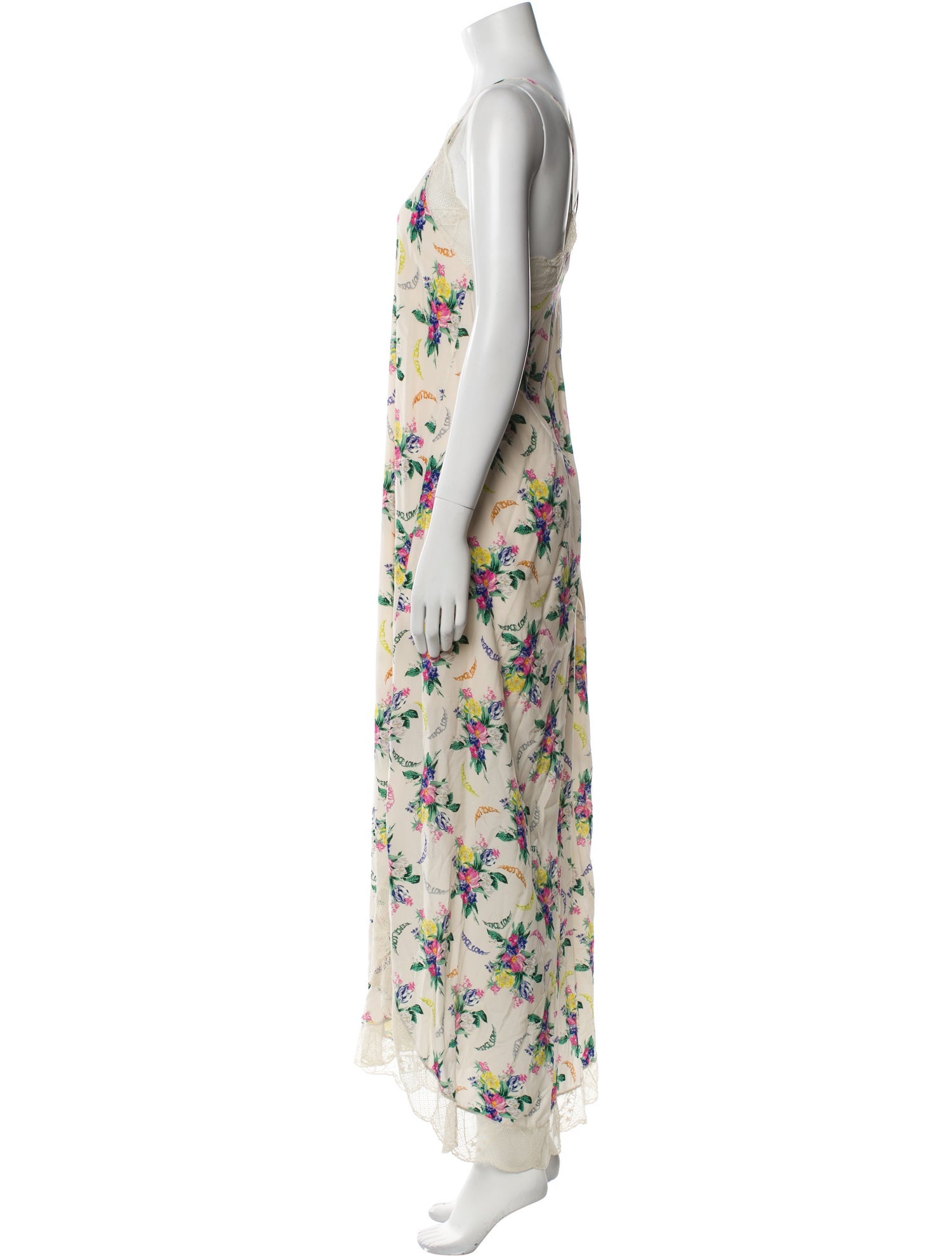 Zadig & Voltaire Floral Print Long Dress