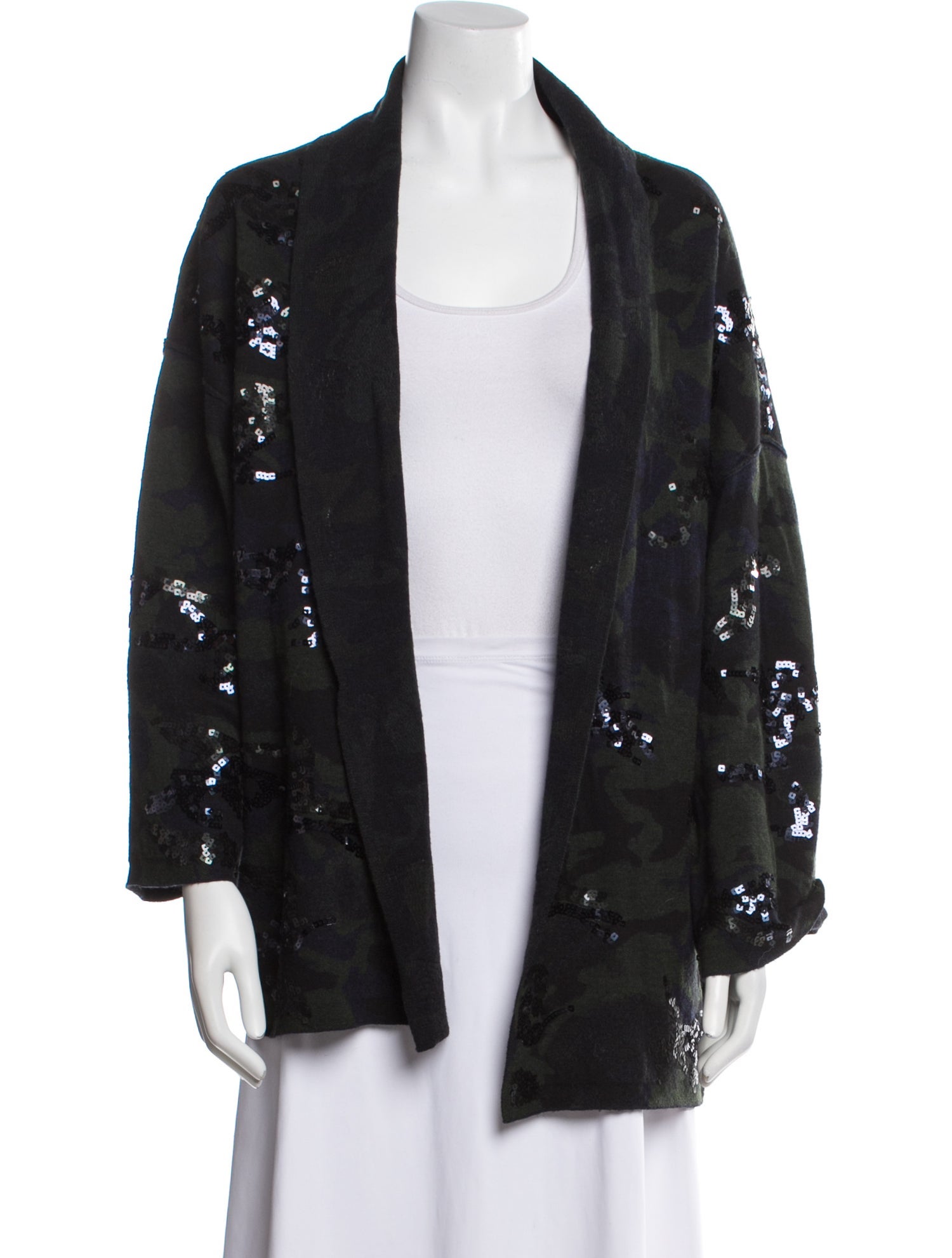 Zadig & Voltaire Merino Wool Open Front Sweater