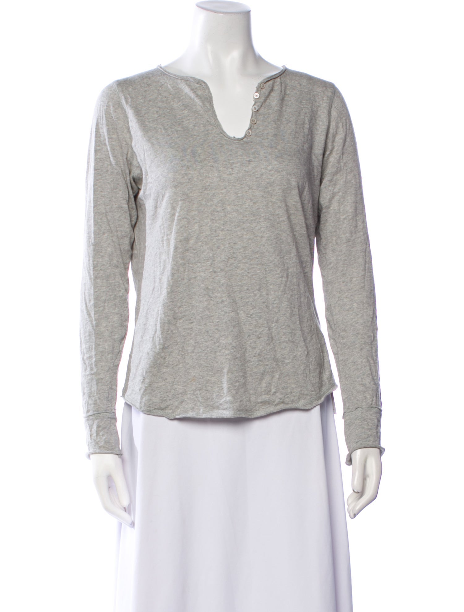 Zadig & Voltaire V-Neck Long Sleeve Top