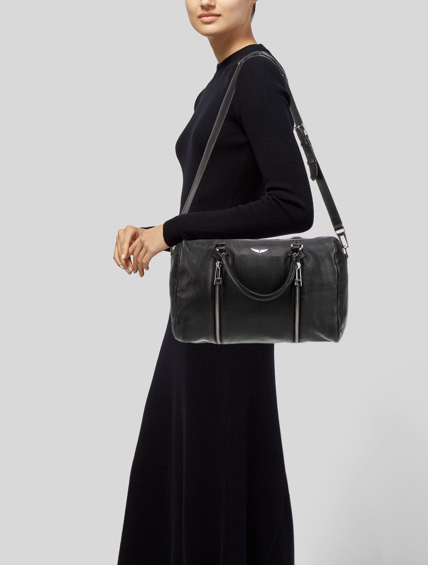 Zadig & Voltaire Leather Top Handle Bag