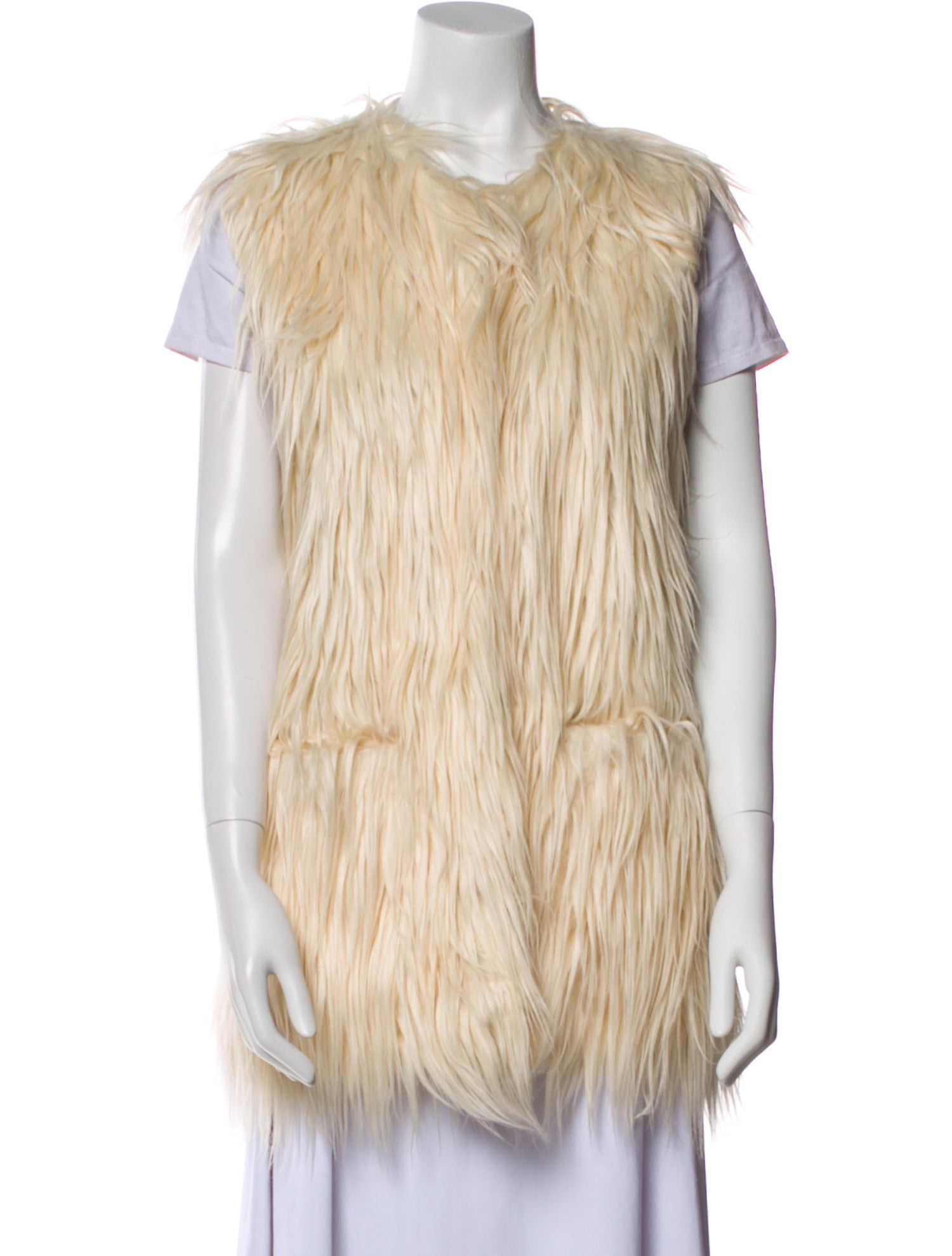 Zadig & Voltaire Faux Fur Vest