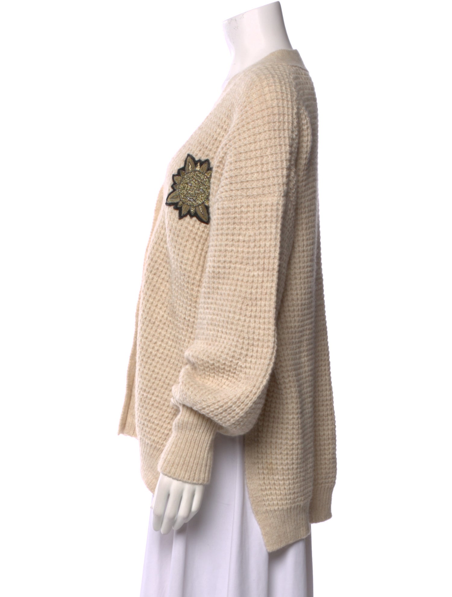 Zadig & Voltaire Graphic Print V-Neck Sweater