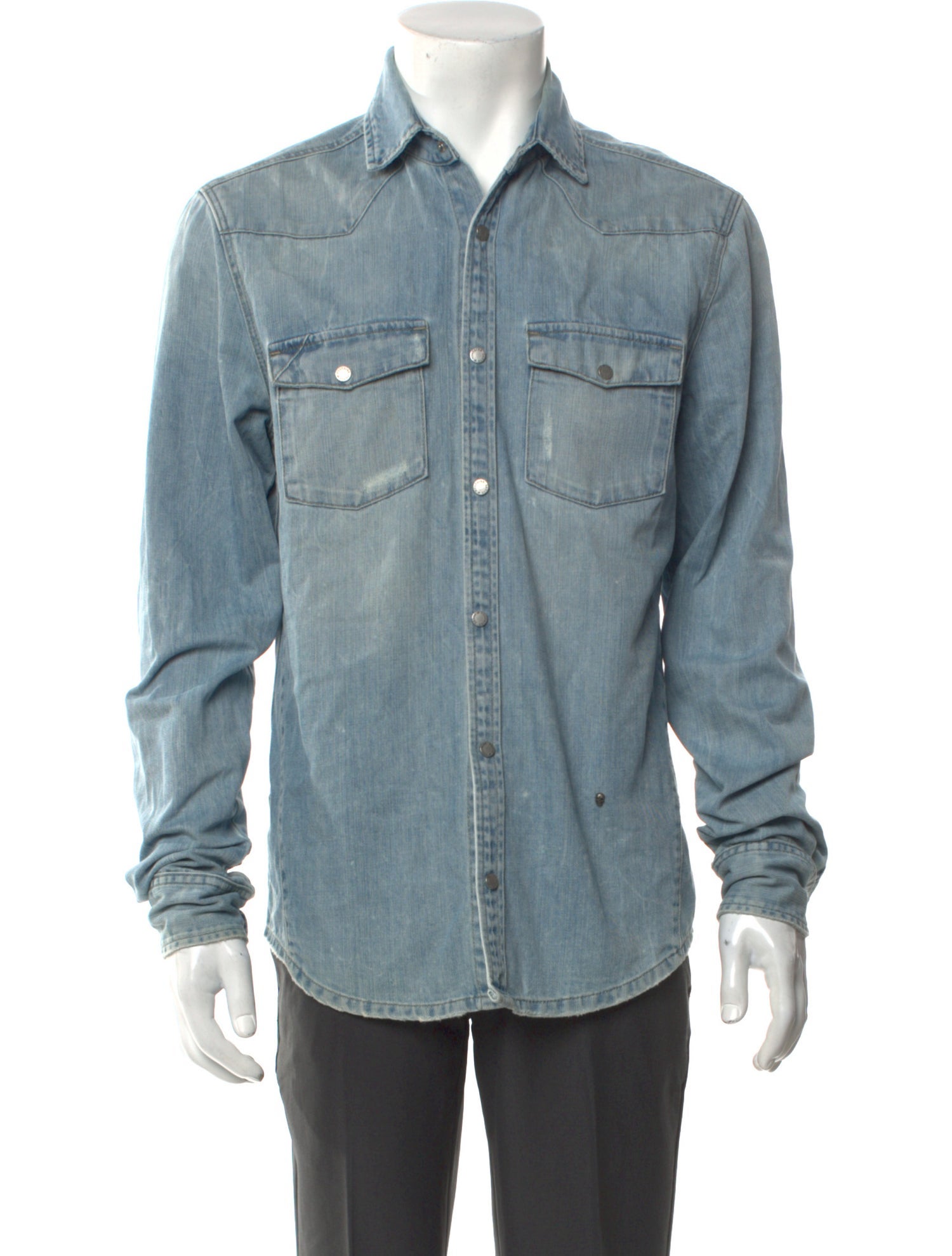Zadig & Voltaire Long Sleeve Denim Shirt