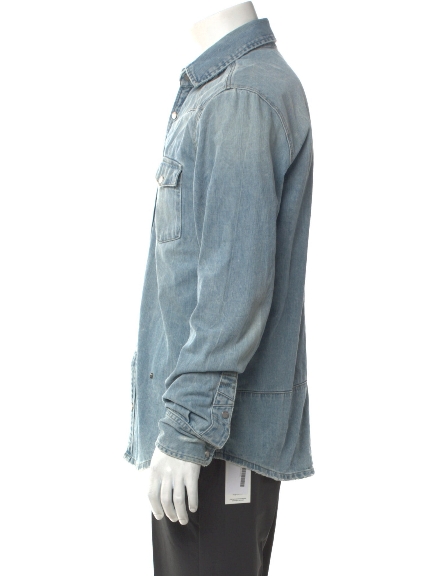 Zadig & Voltaire Long Sleeve Denim Shirt