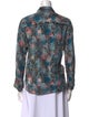 Zadig & Voltaire Printed Long Sleeve Button-Up Top