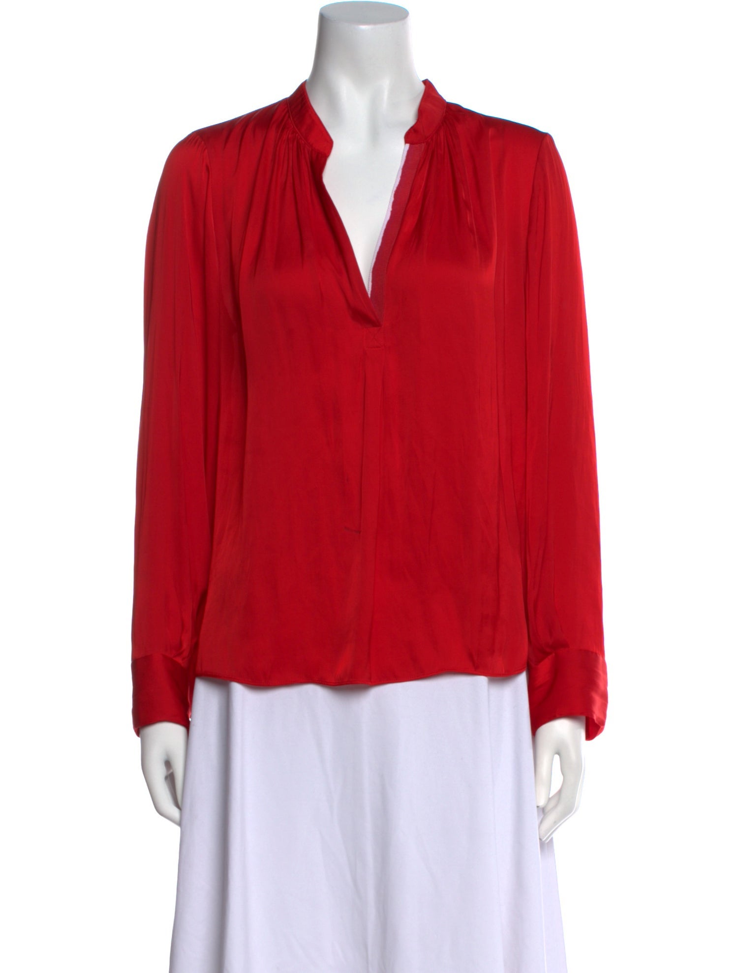 Zadig & Voltaire V-Neck Long Sleeve Blouse