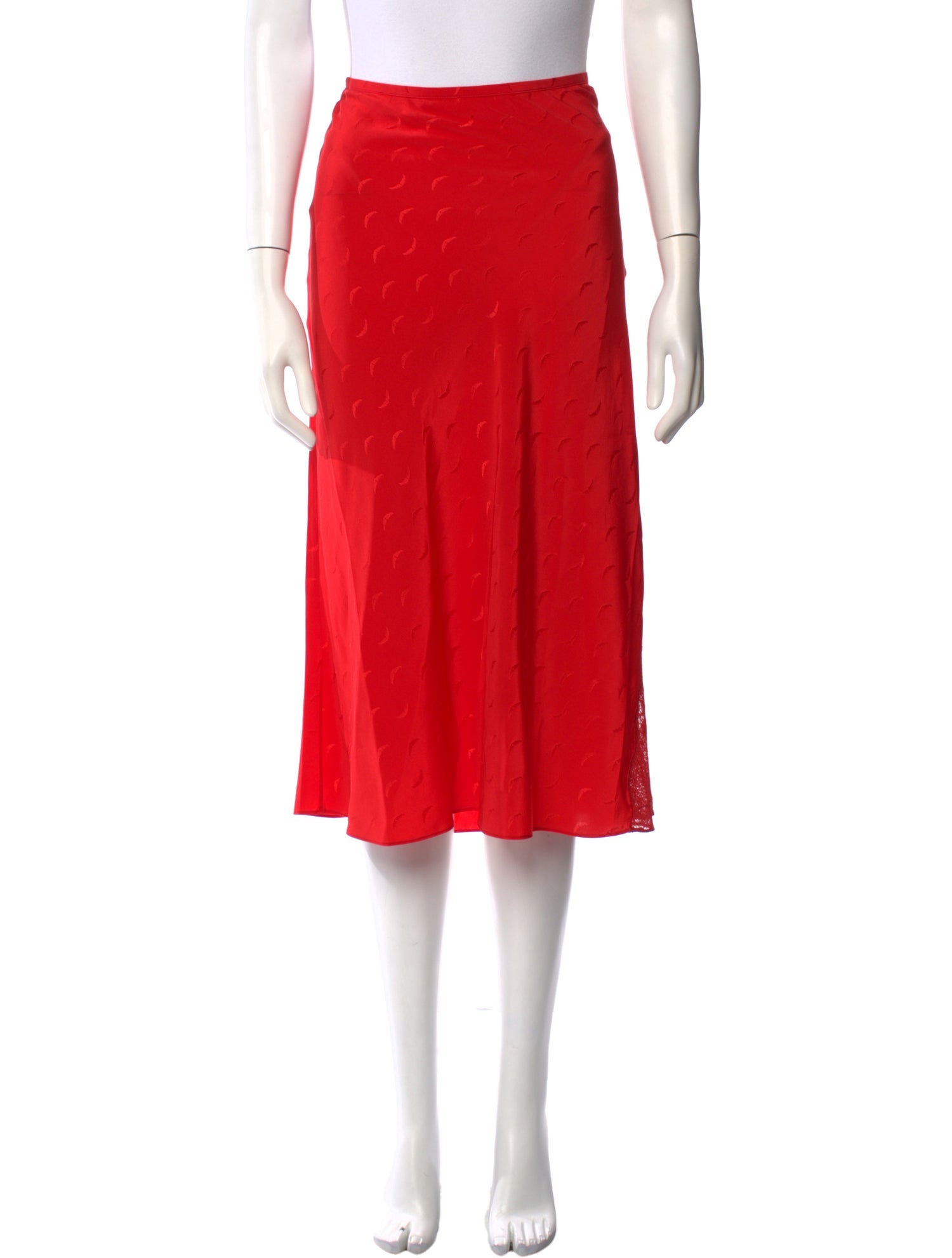 Zadig & Voltaire Silk Midi Length Skirt