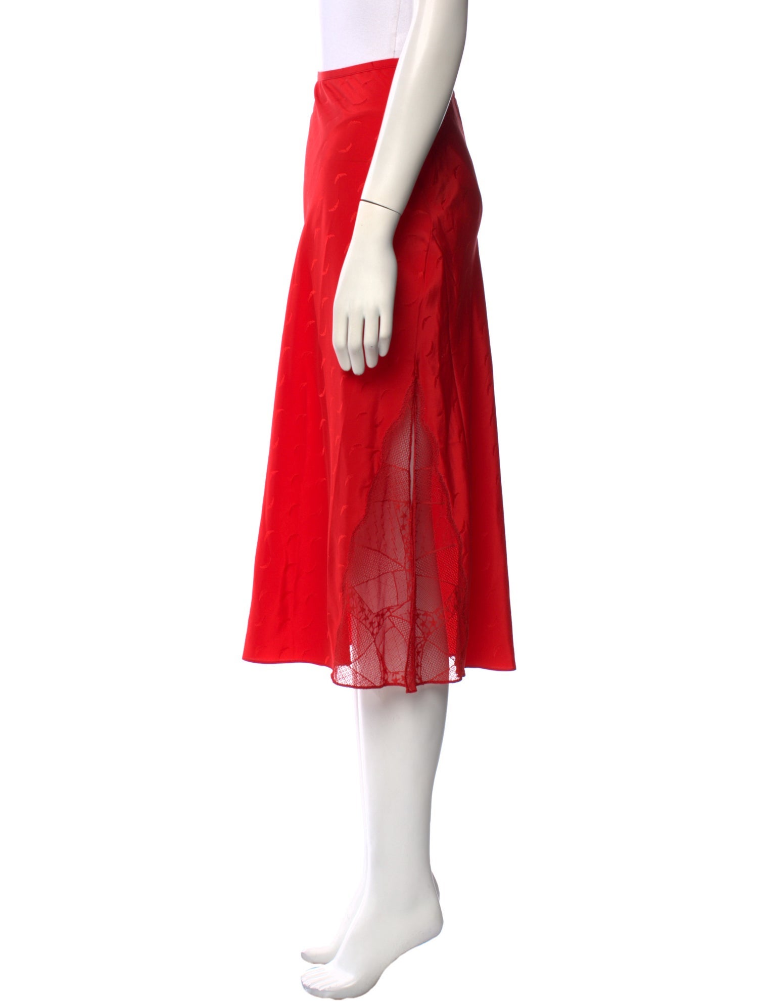 Zadig & Voltaire Silk Midi Length Skirt