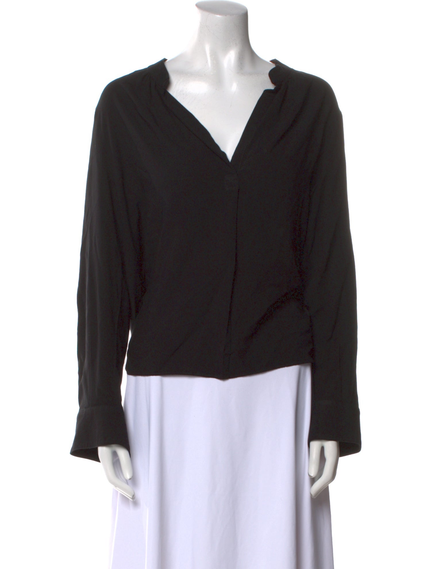 Zadig & Voltaire V-Neck Long Sleeve Blouse