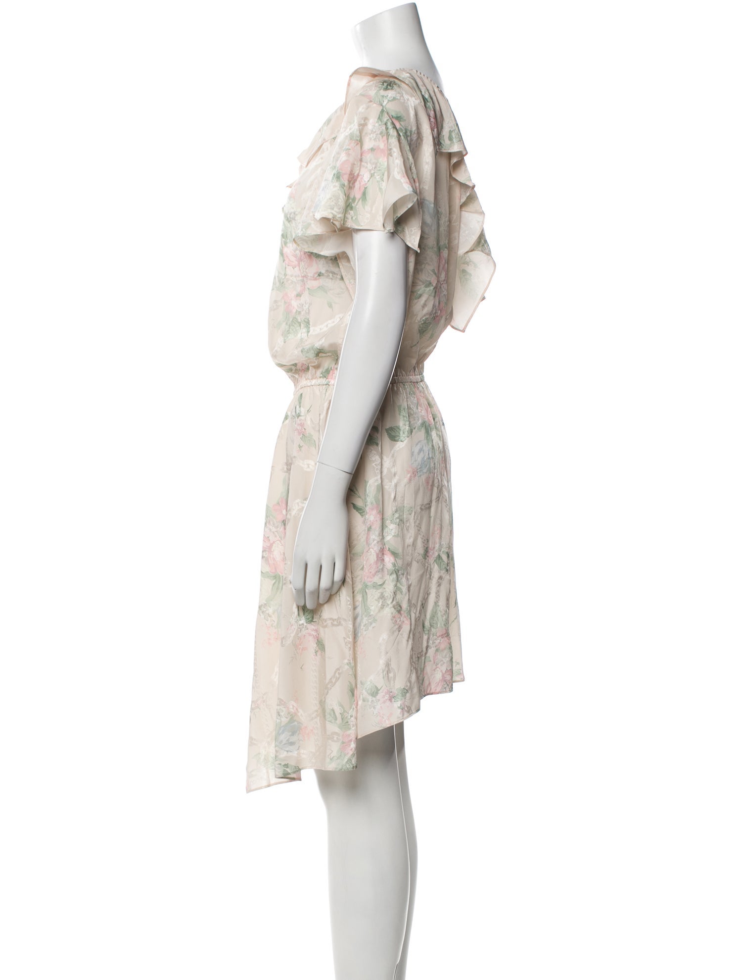 Zadig & Voltaire Floral Print Knee-Length Dress