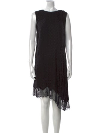 Zadig & Voltaire Bateau Neckline Midi Length Dress