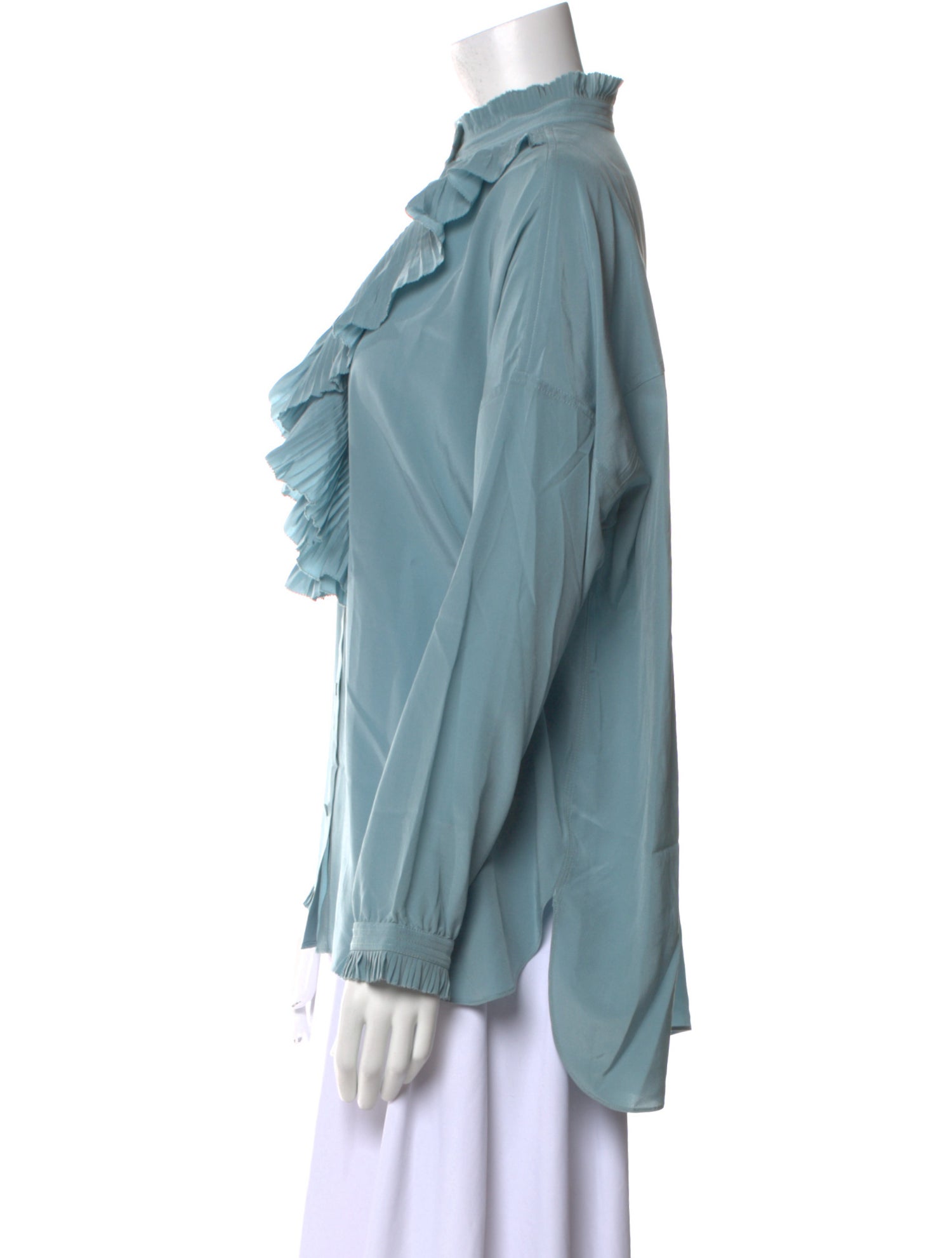 Zadig & Voltaire Silk Mock Neck Blouse