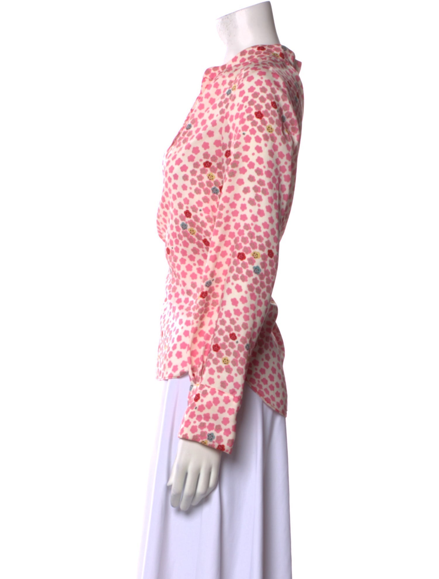 Zadig & Voltaire Floral Print V-Neck Blouse