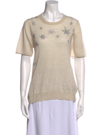 Zadig & Voltaire Cashmere Graphic Print Sweater w/ Tags