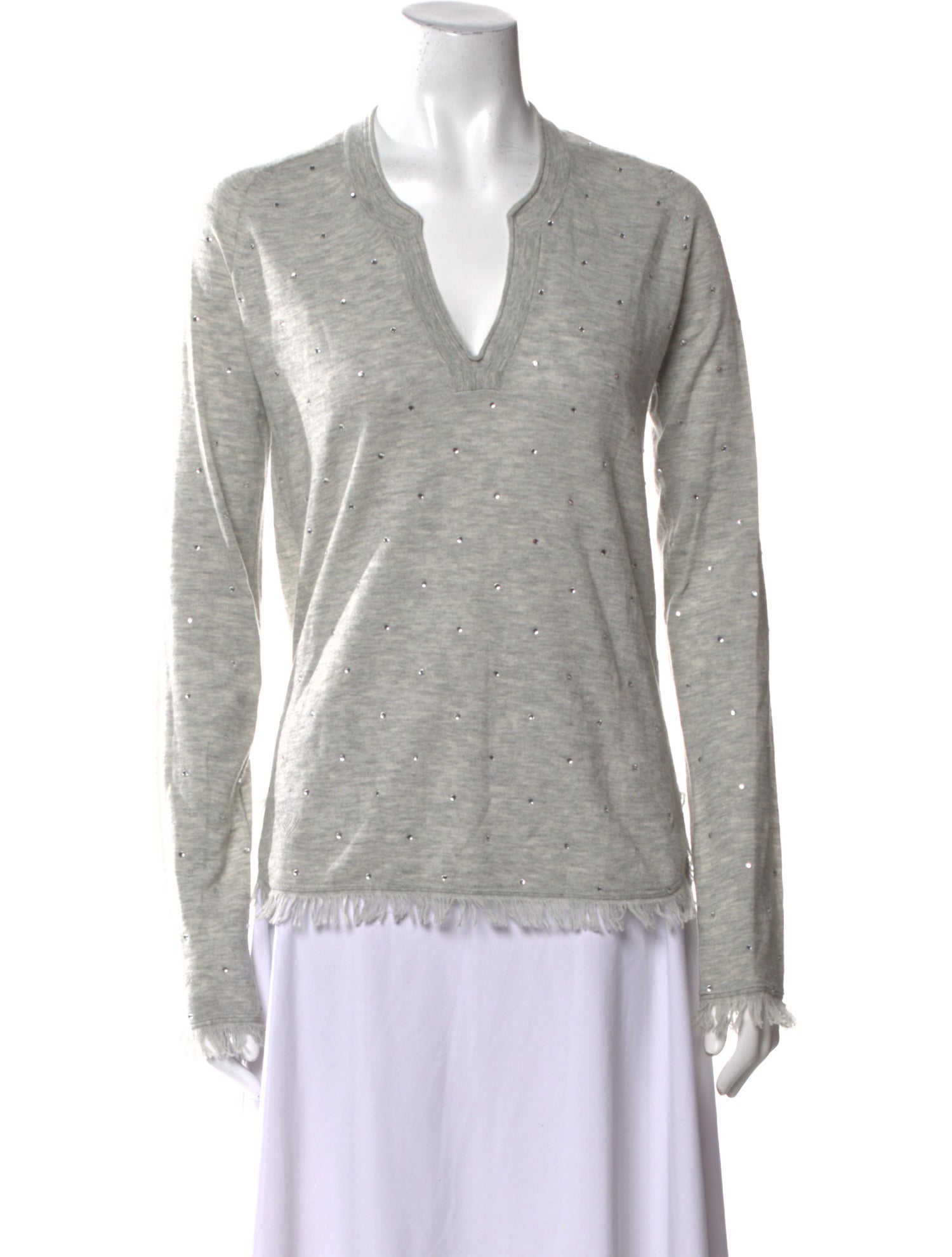 Zadig & Voltaire Cashmere V-Neck Top