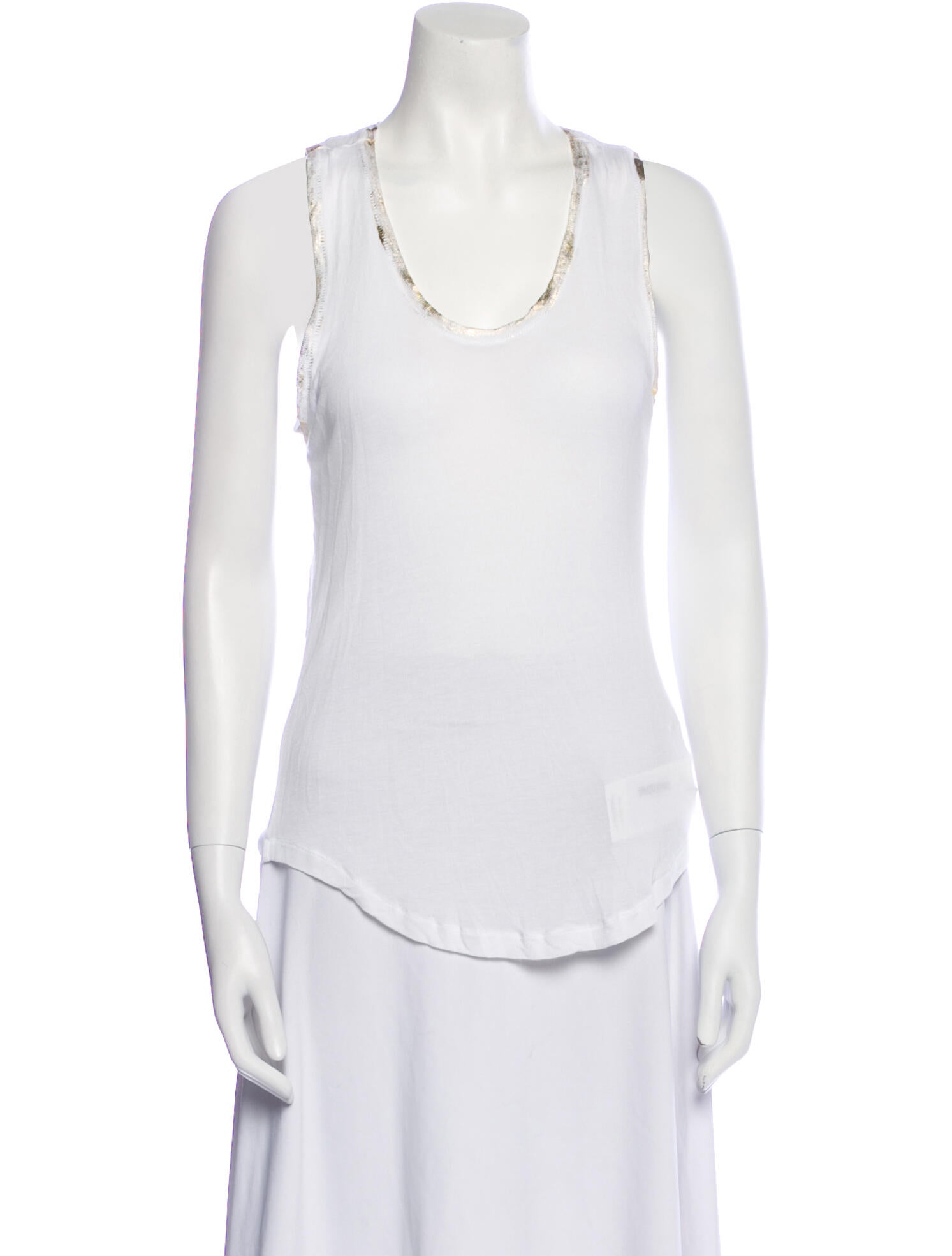 Zadig & Voltaire Scoop Neck Sleeveless Top