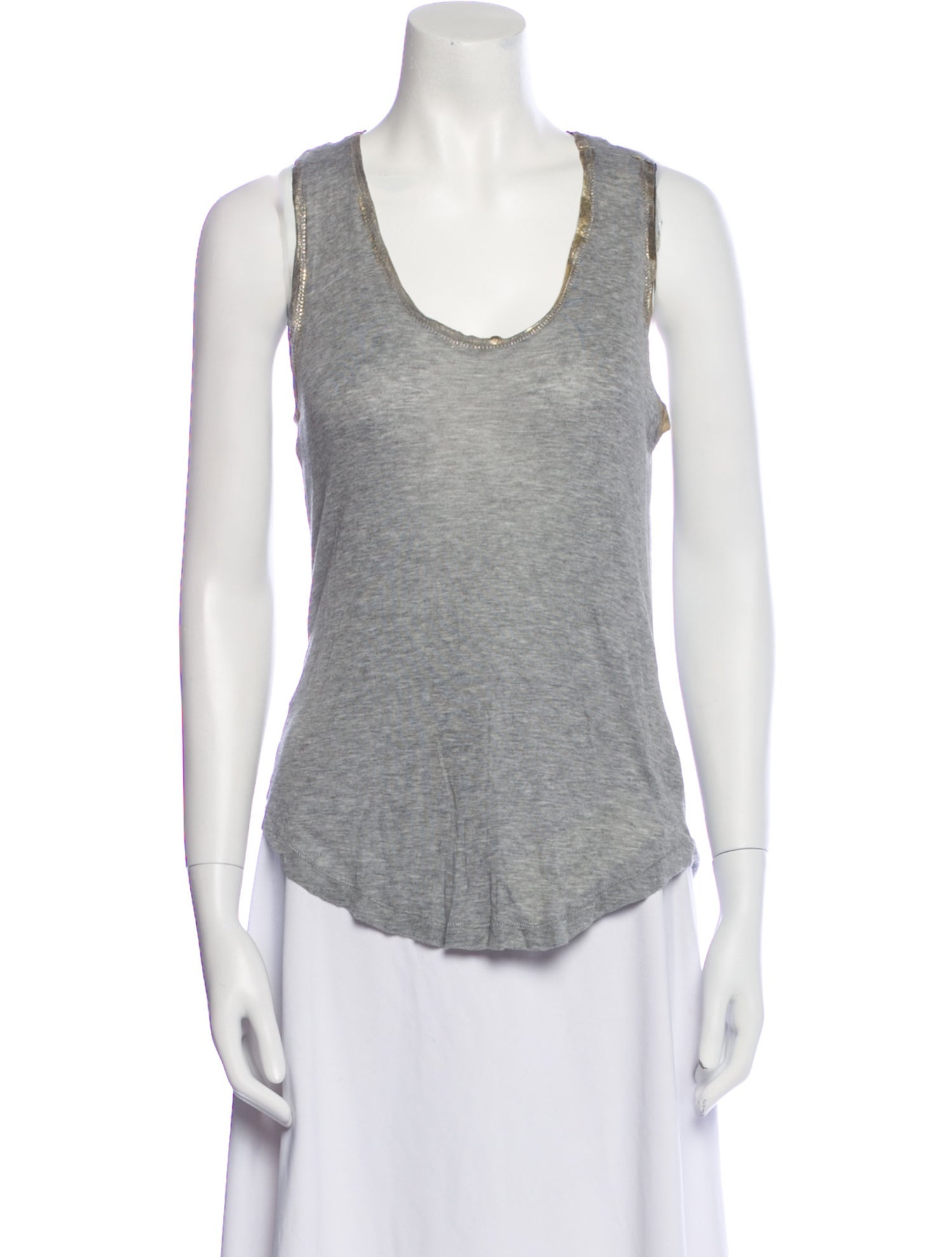 Zadig & Voltaire Scoop Neck Sleeveless Top