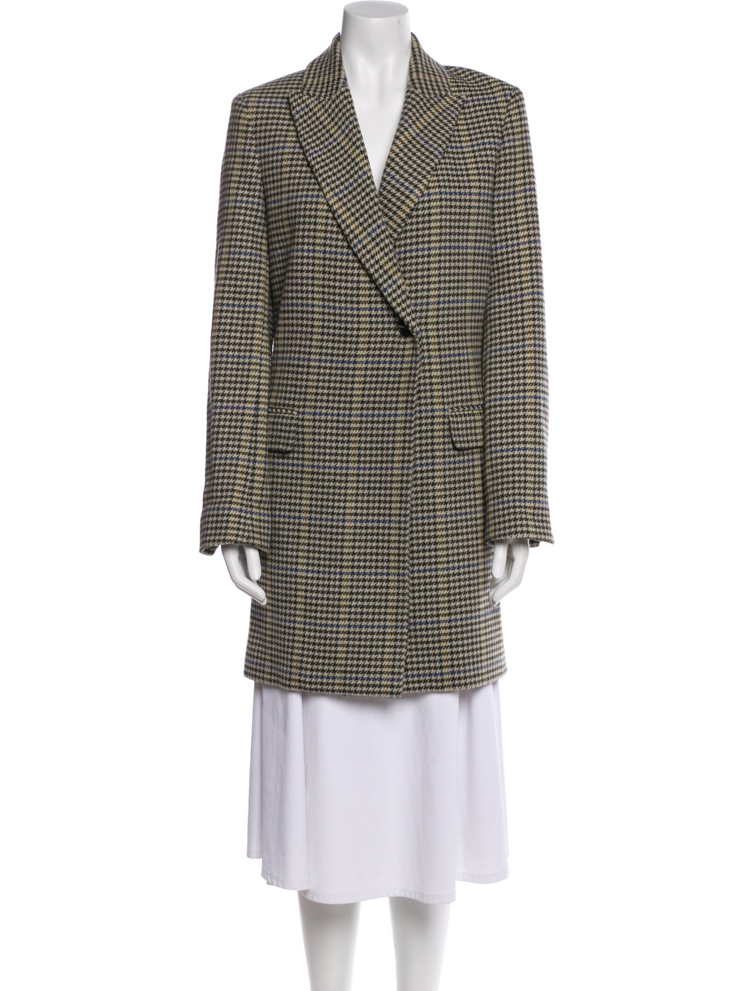 Zadig & Voltaire Houndstooth Print Peacoat