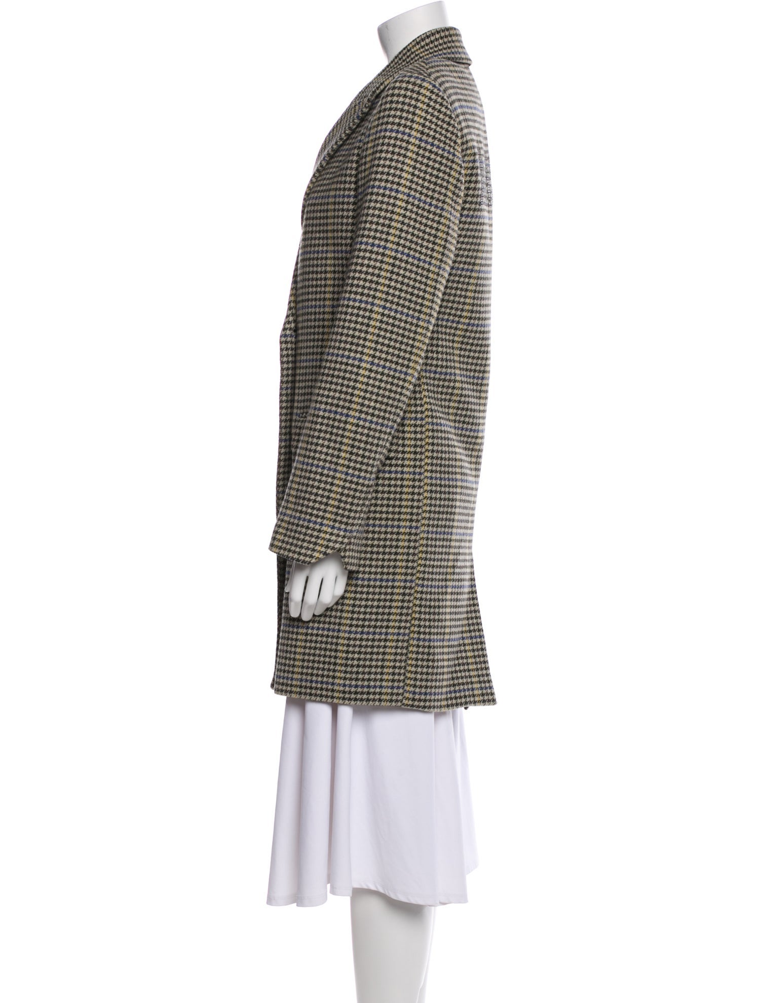 Zadig & Voltaire Houndstooth Print Peacoat